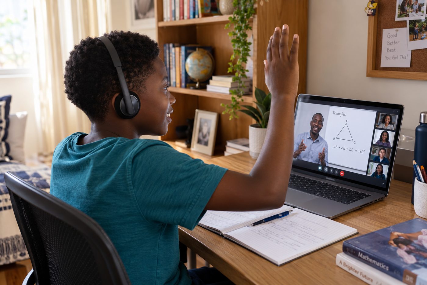 Live Lesson Participation — a Mona Virtual School learner