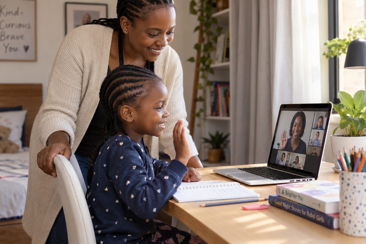 Morning Welcome — a Mona Virtual School learner